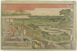 透视打印：Fotry-7 Ronin第6幕的场景 作者 歌川丰国